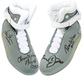 Back to the Future Cast-Signed Air McFly Lighted Shoes